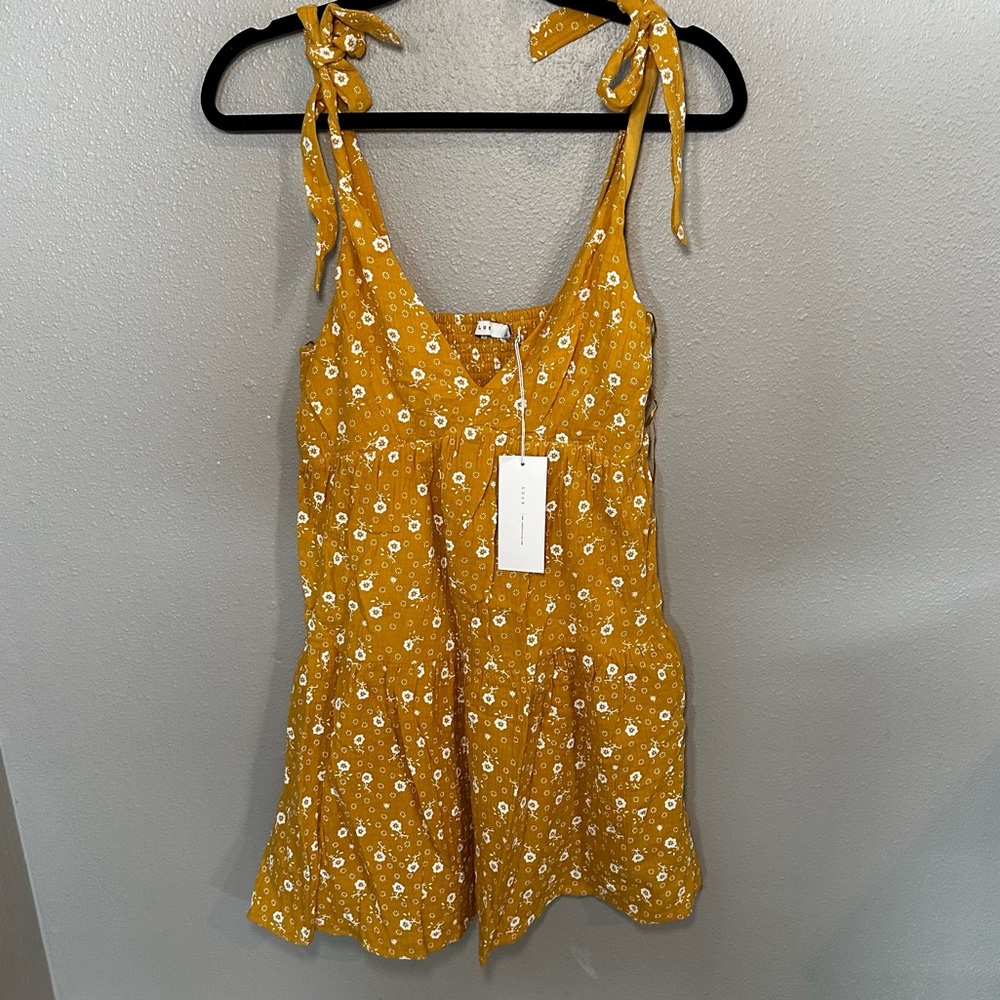 LUSH brand yellow sundress